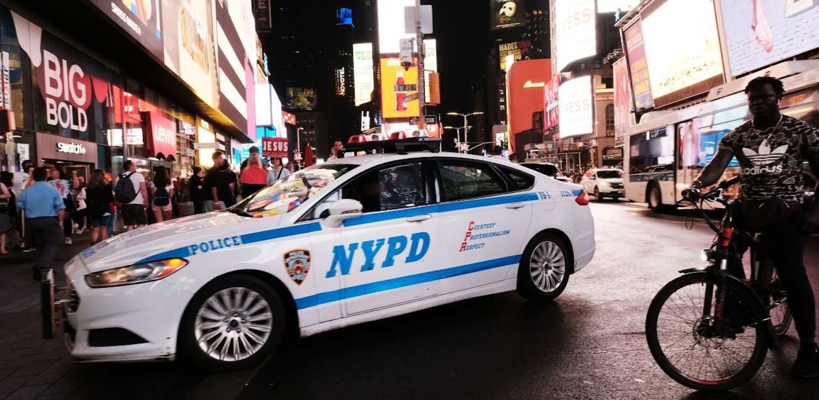 Der Unfall ereignete sich in der Nähe vom Times Square in New York.