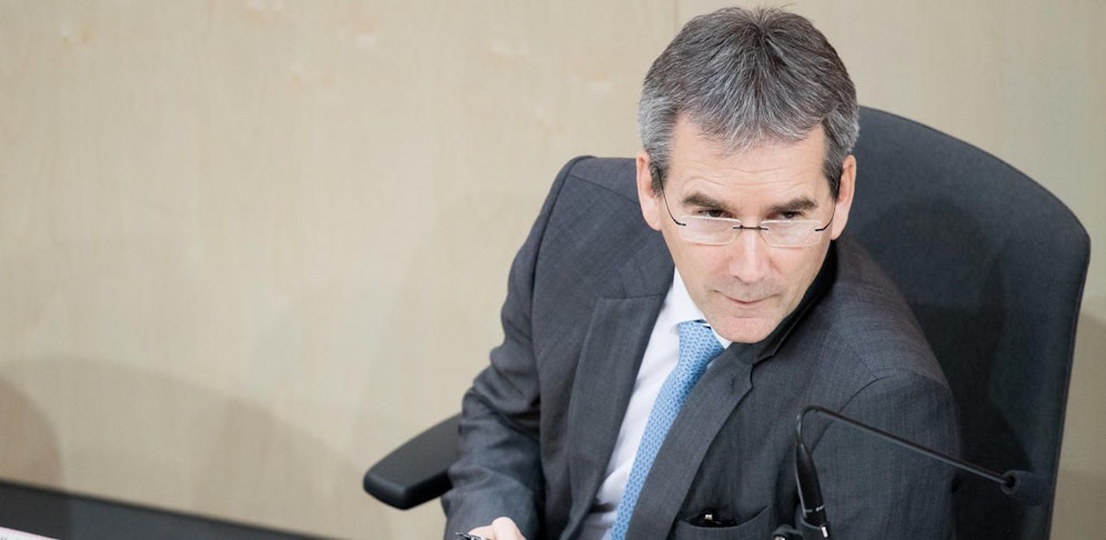 Finanzminister Hartwig Löger (ÖVP)  im Nationalrat