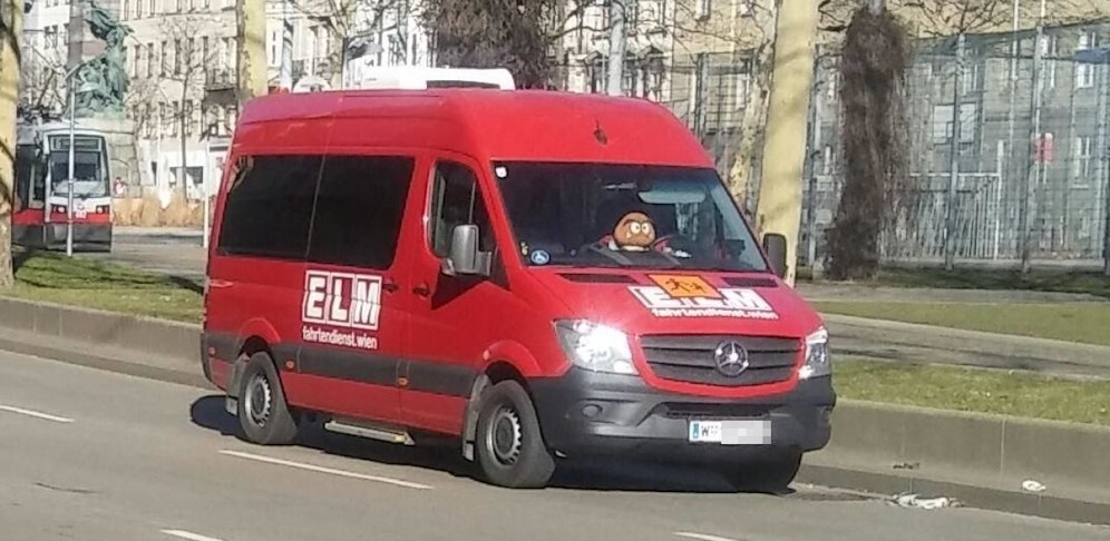 Ein "Heute"-Leser knipste diesen Chauffeur in Wien.