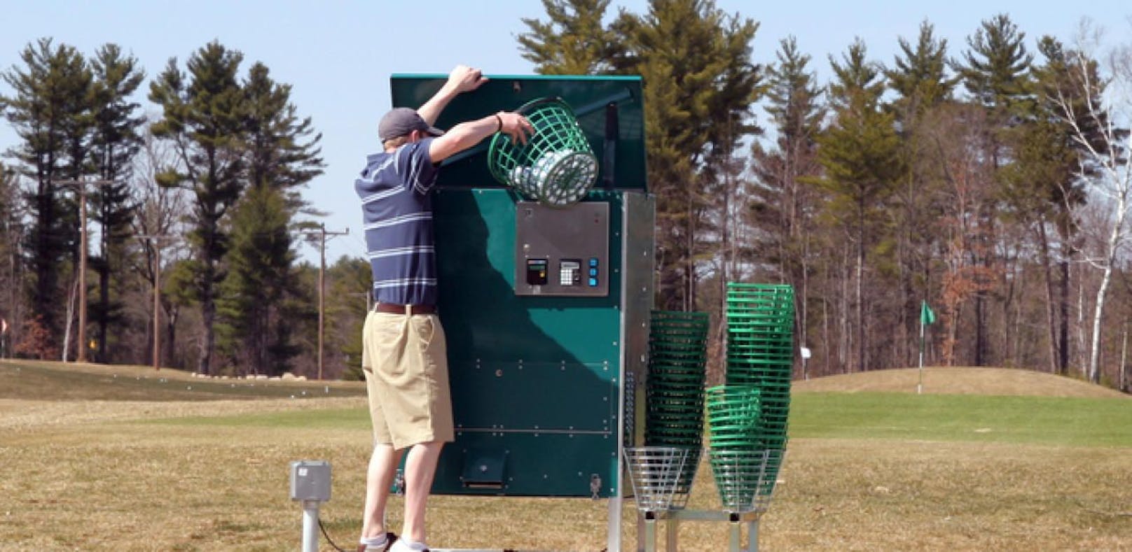 Diebe am Golfplatz: Ballautomat aufgebrochen