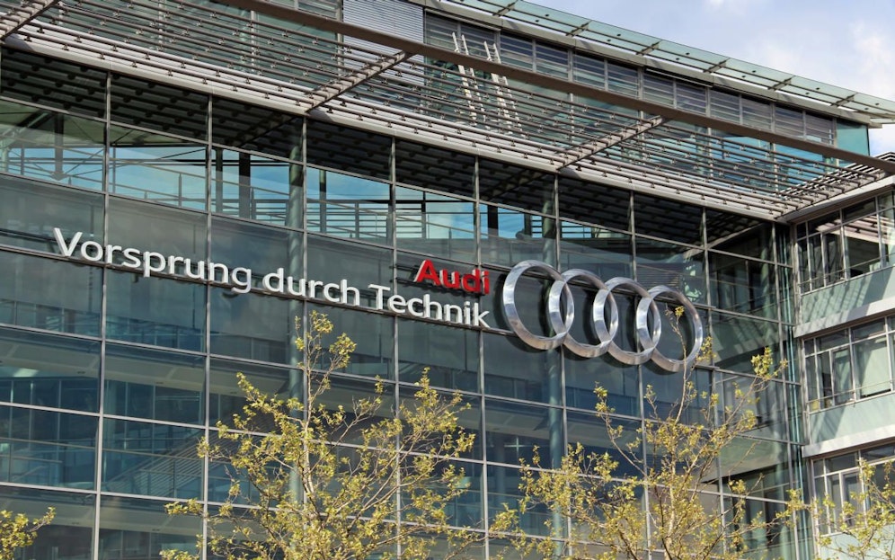 Die AUDI-Konzernzentrage im deutschen Ingolstadt.