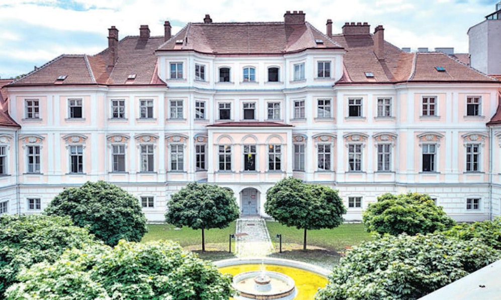 Palais Strozzi: Der Garten wird nicht geöffnet.