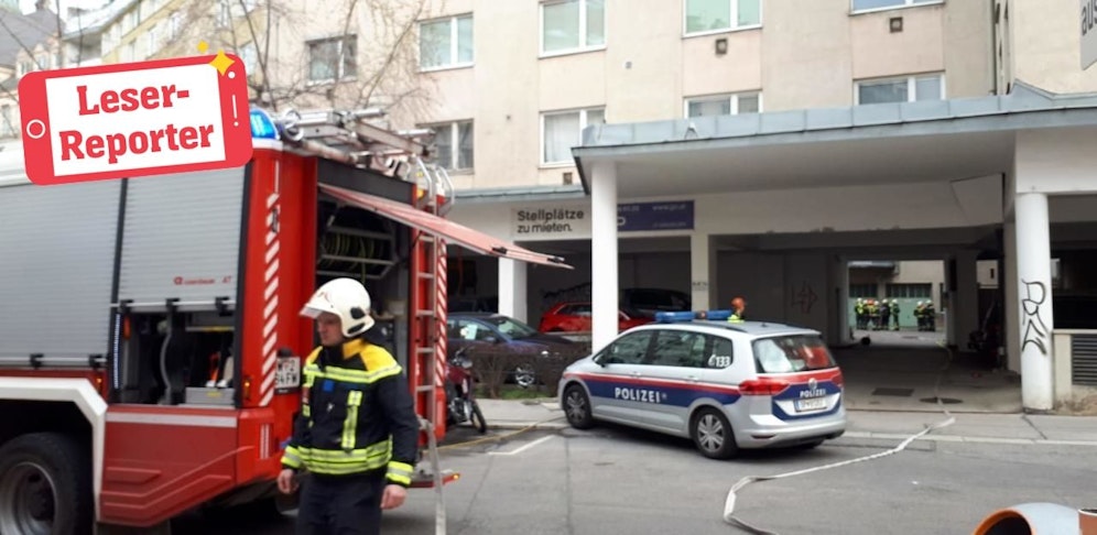 Zimmerbrand in der Siebenbrunnengasse in Margareten
