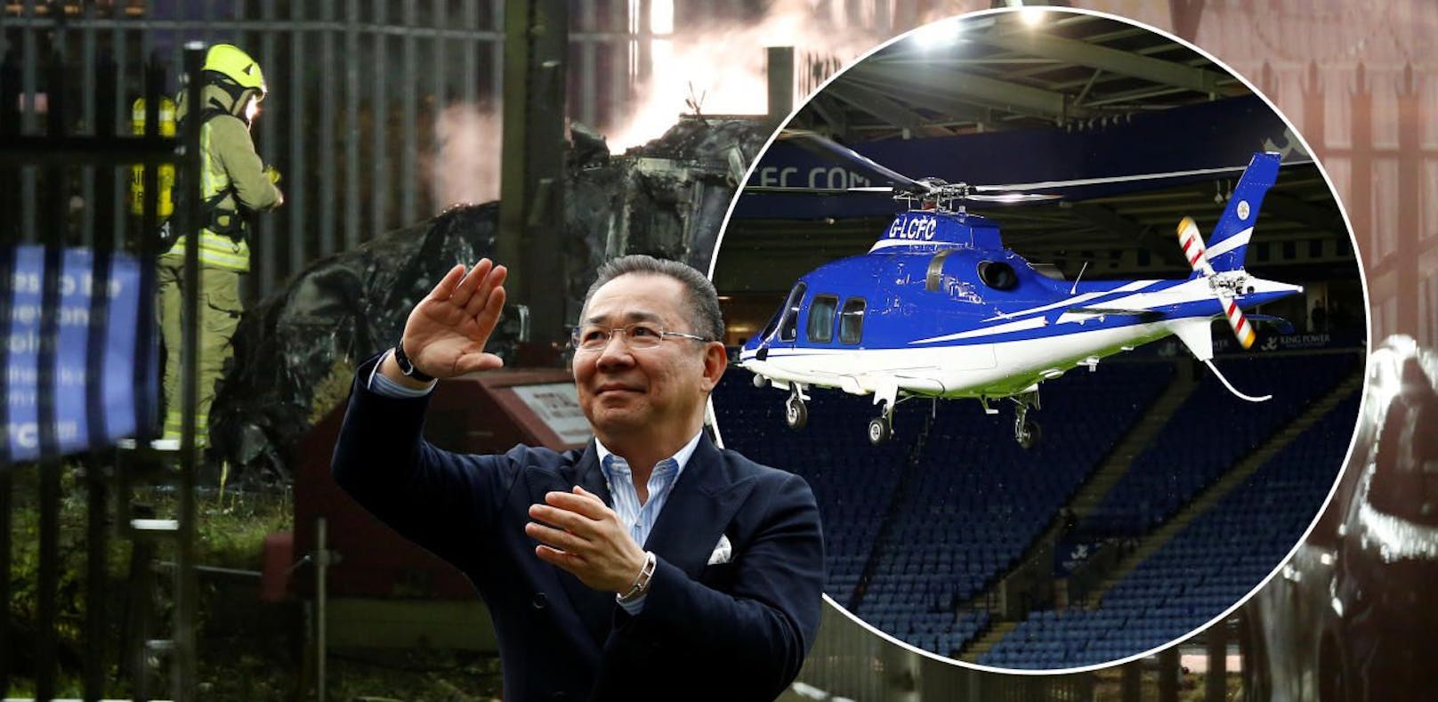 Leicester trauert nach Hubschrauber-Absturz