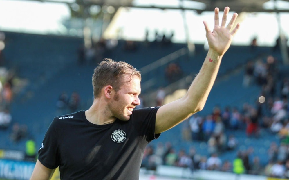 Benedikt Pliquett im Dress von Sturm Graz.