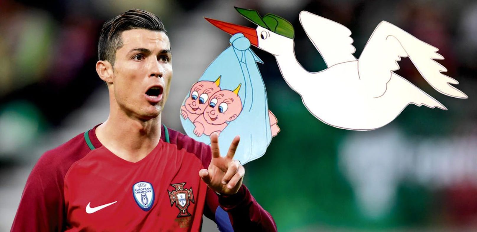 Bestätigt! Portugal-Star Ronaldo ist Zwillings-Papa