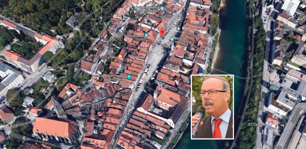 Dem Steyrer Bürgermeister Gerald Hackl ist die ganze Sache sehr unangenehm. 