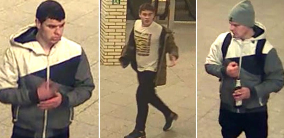 Die Berliner Polizei sucht diese drei Verdächtigen