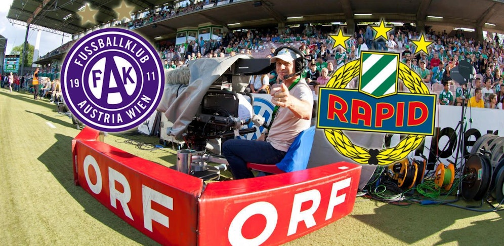 Die Austria wird auf ORF Sport+ übertragen, Rapid auf Puls 4