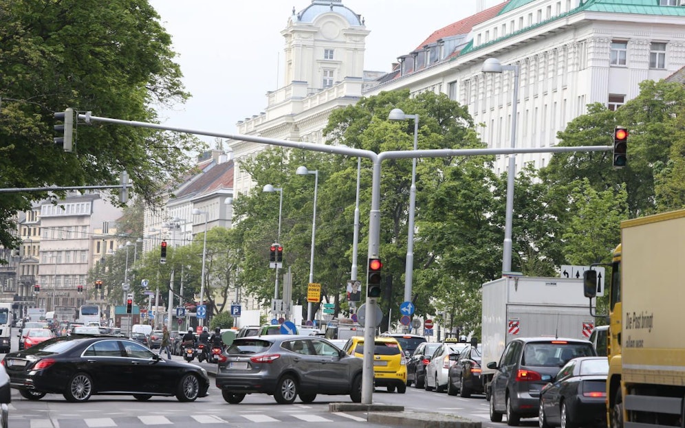 Laut einem Geheimpapier plant die Stadt, bei der Landesgerichtsstraße eine Fahrspur einzusparen - doch dort weiß man nichts davon.