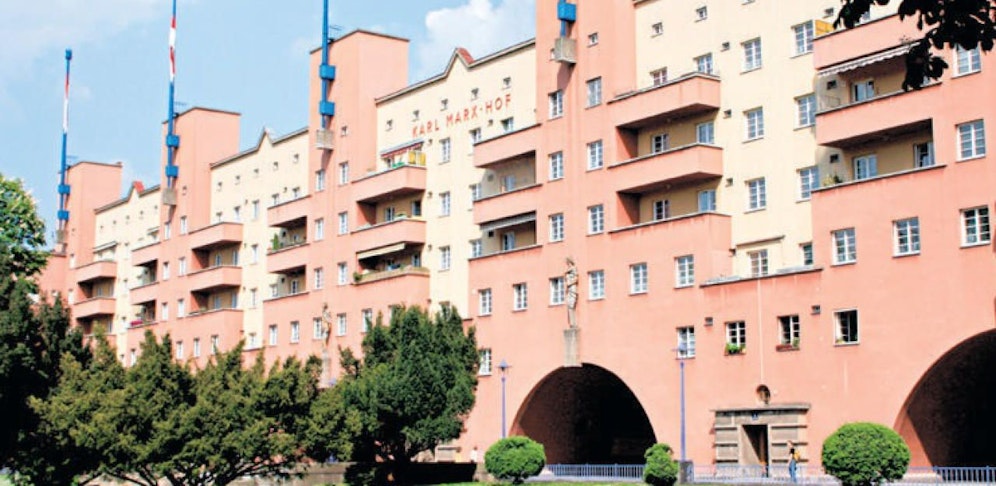 Symbol für Wiens Gemeindebauten: der Karl-Marx-Hof