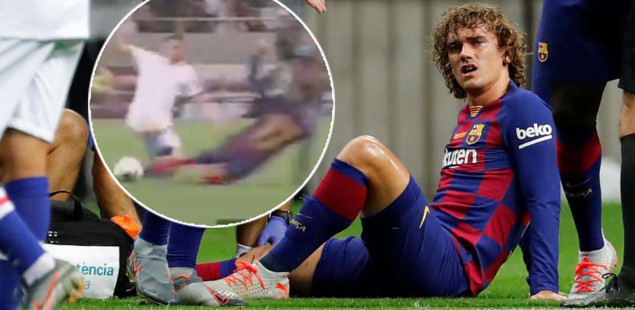 Heute.at - Griezmann bei Debüt für Barcelona böse umgehackt