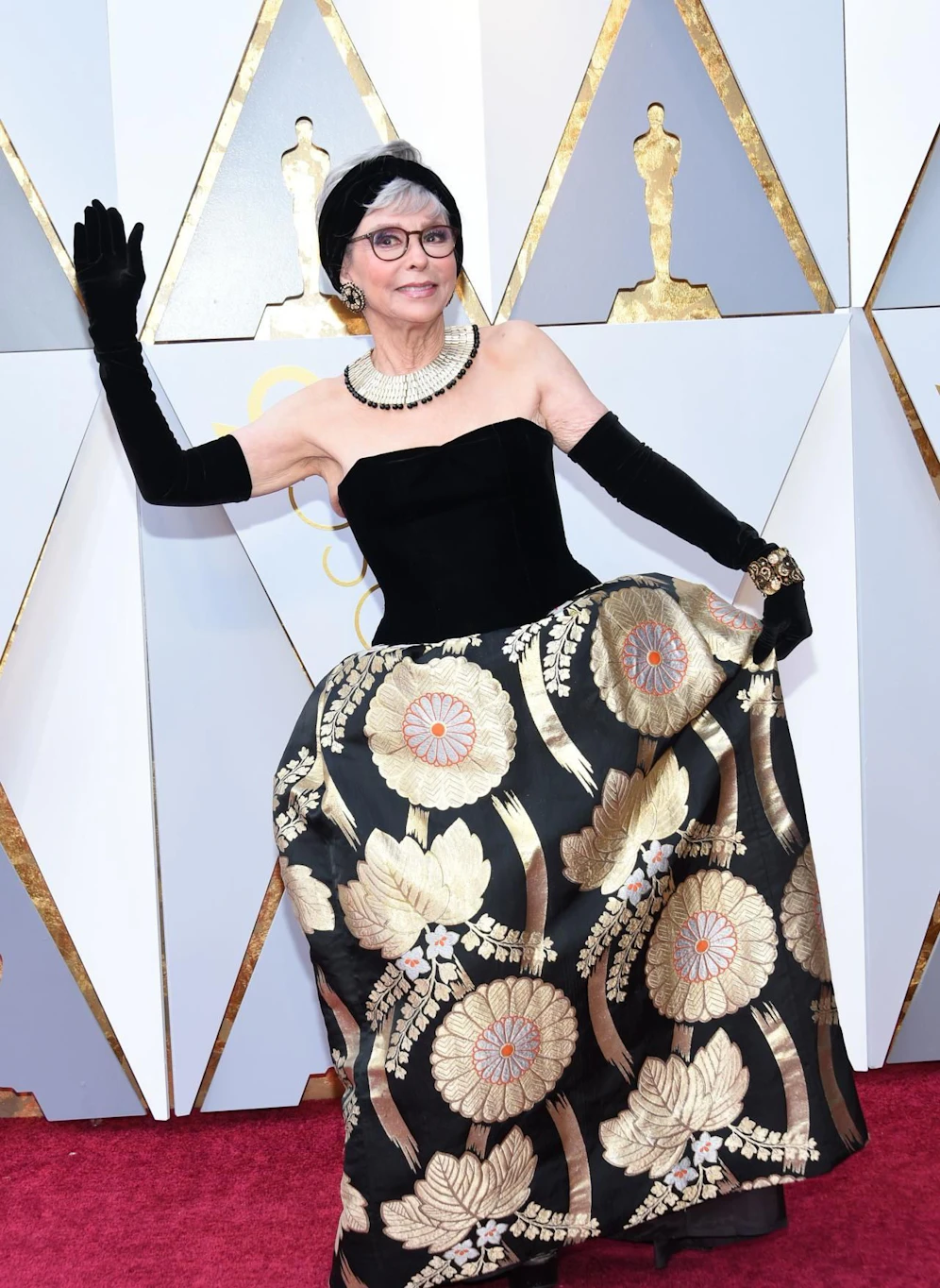 Rita Moreno 2018 1962 gewann sie im gleichen Kleid für West Side Story