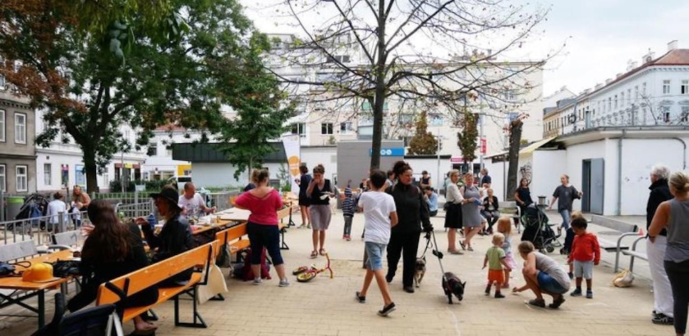 Der Johann-Nepomuk-Vogl-Markt liegt im Herzen des Kreuzgassenviertels. Die SPÖ Währing fordert weiterhin seine Erneuerung. 