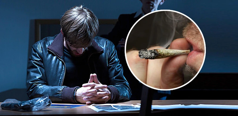 Diese Begründung ging in die Hose: Wegen Nervösität vor der Vernehmung bei der Polizei gewesen, rauchte der Mann einen Joint. Symbolfoto