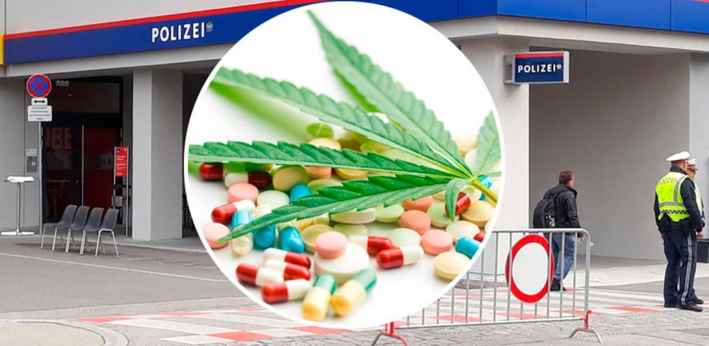 Ein Mann kam unter Drogen zur Polizei, wurde daraufhin angezeigt.