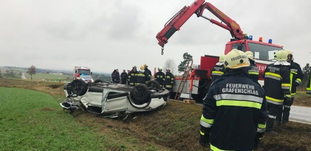 Heute.at - Mann (62) bei Pkw-Überschlag verletzt