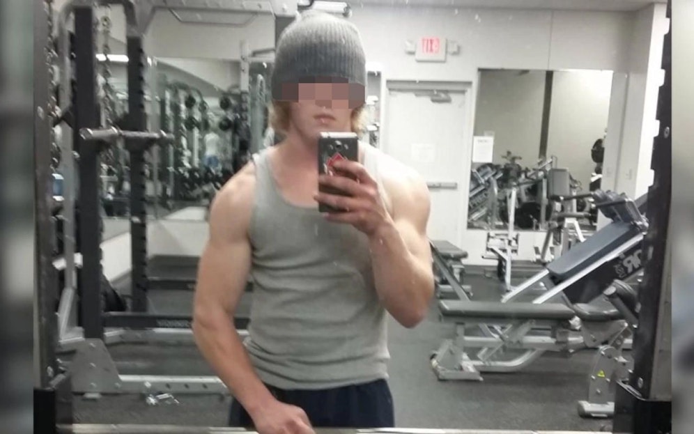 Tragisches Opfer: Bodybuilder Kyler B. (21) starb an den Folgen einer Grippe innerhalb von 48 Stunden. Seine Eltern wollen jetzt über die Gefahren aufklären. 