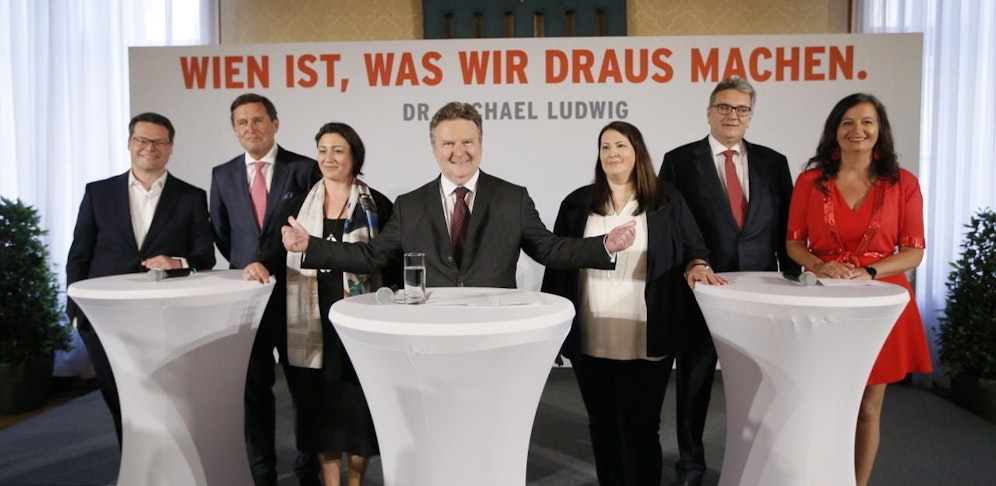 Das neue "Team Ludwig": Am 24. Mai entscheiden die Gemeinderäte, ob die neuen Stadträte einziehen  oder nicht. 