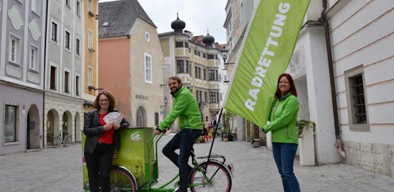 Die Linzer Grünen fordern mehr Dienstfahrräder am Magistrat.