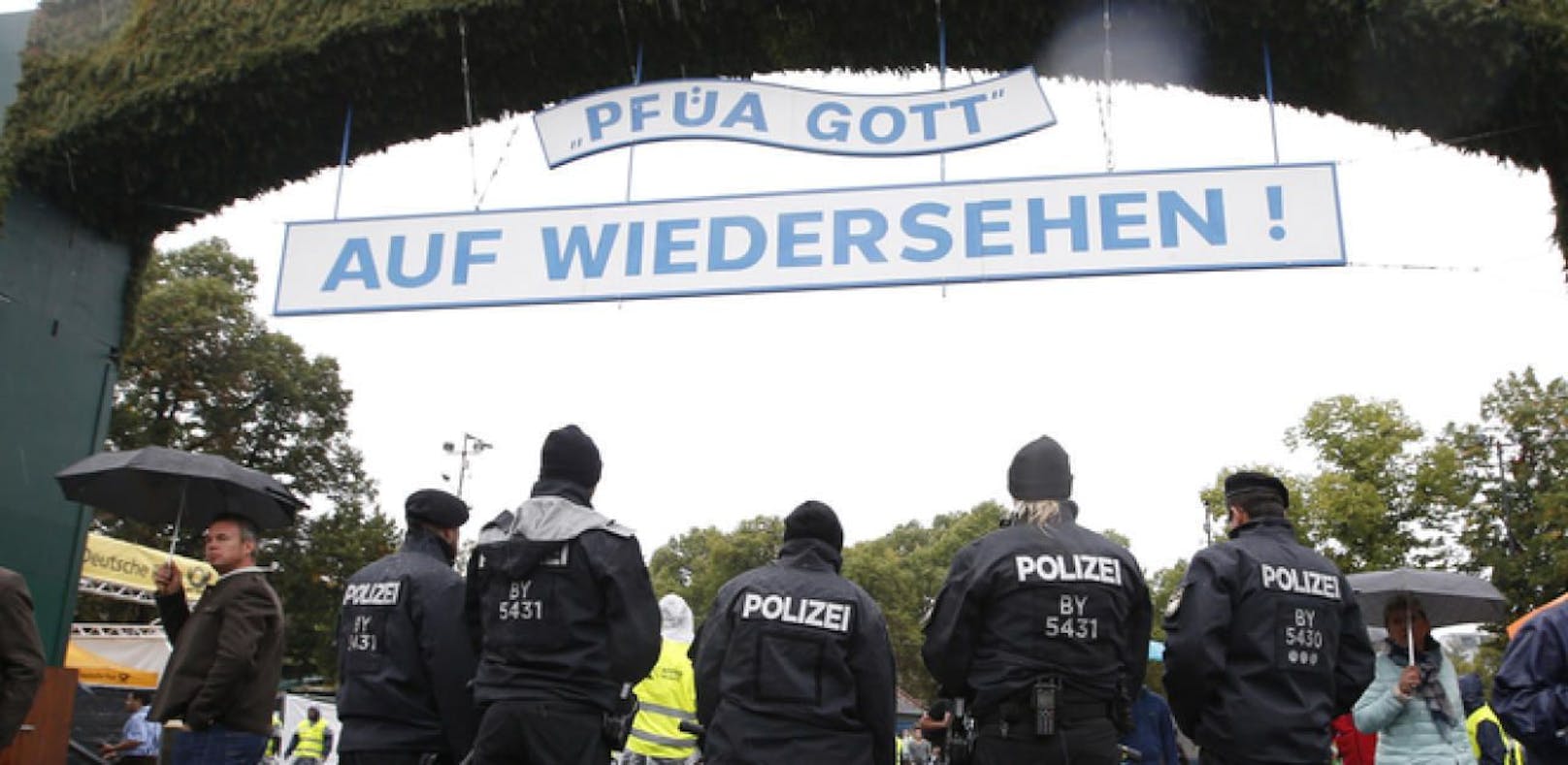 Österreicher beschäftigten die Polizei am Münchner Oktoberfest.