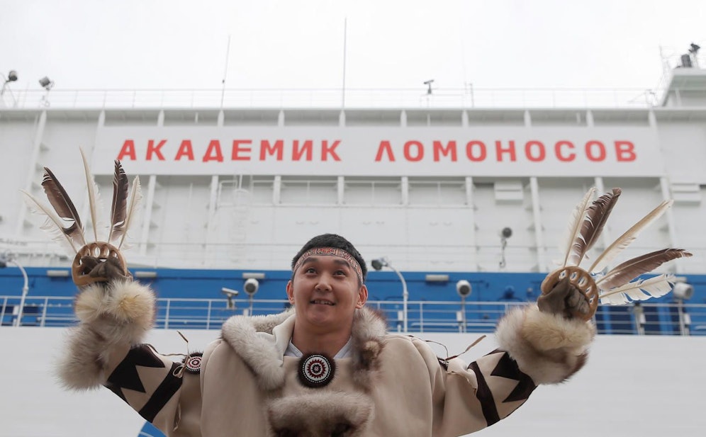 In Russland feiert man den Start der "Akademik Lomonossow"