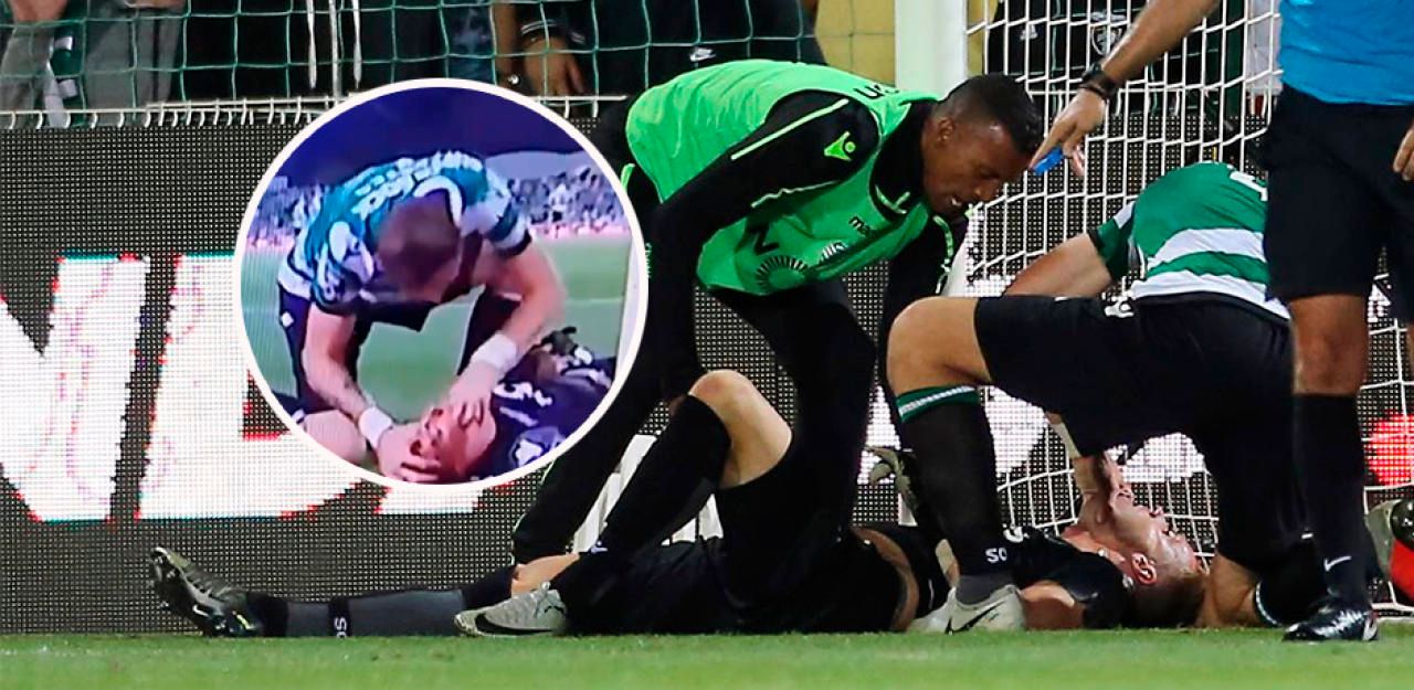 Heute.at - Sporting-Star rettet seinem Torhüter das Leben