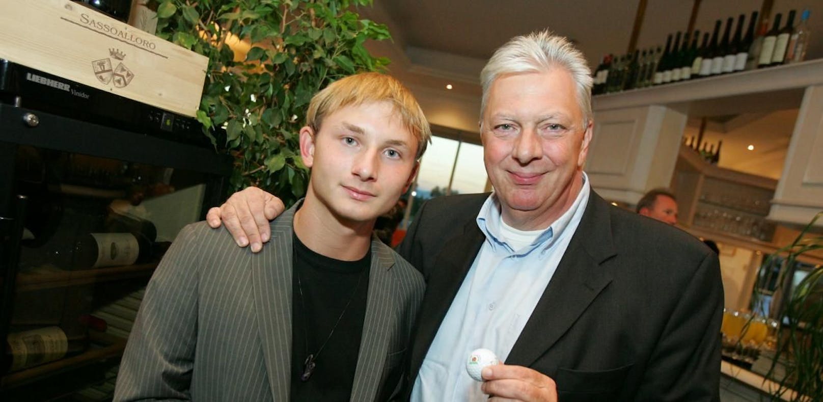 Edi FINGER mit seinem Sohn Edi FINGER 