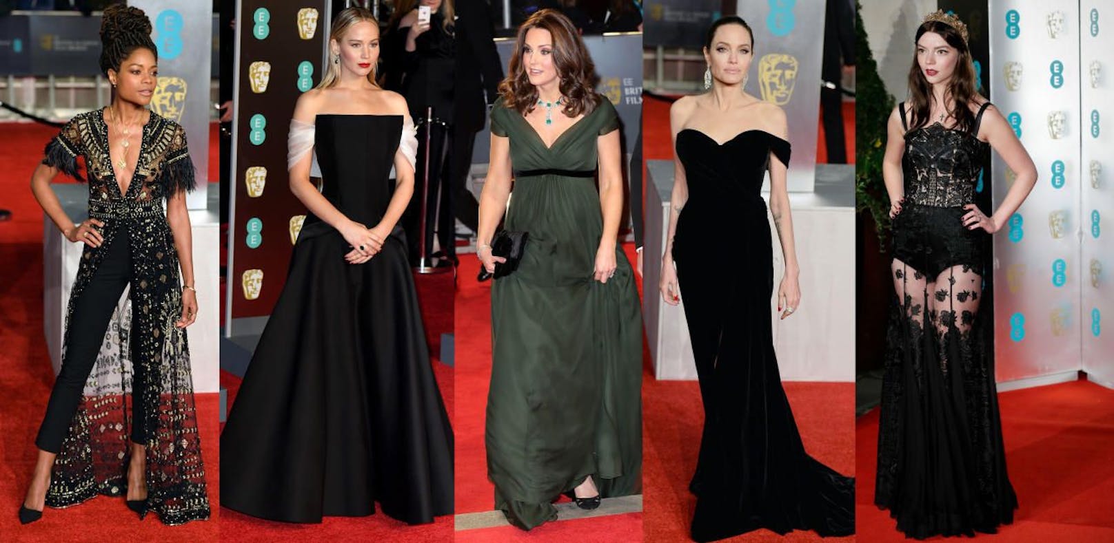 BAFTA Awards: Alle in Schwarz - nur Kate nicht