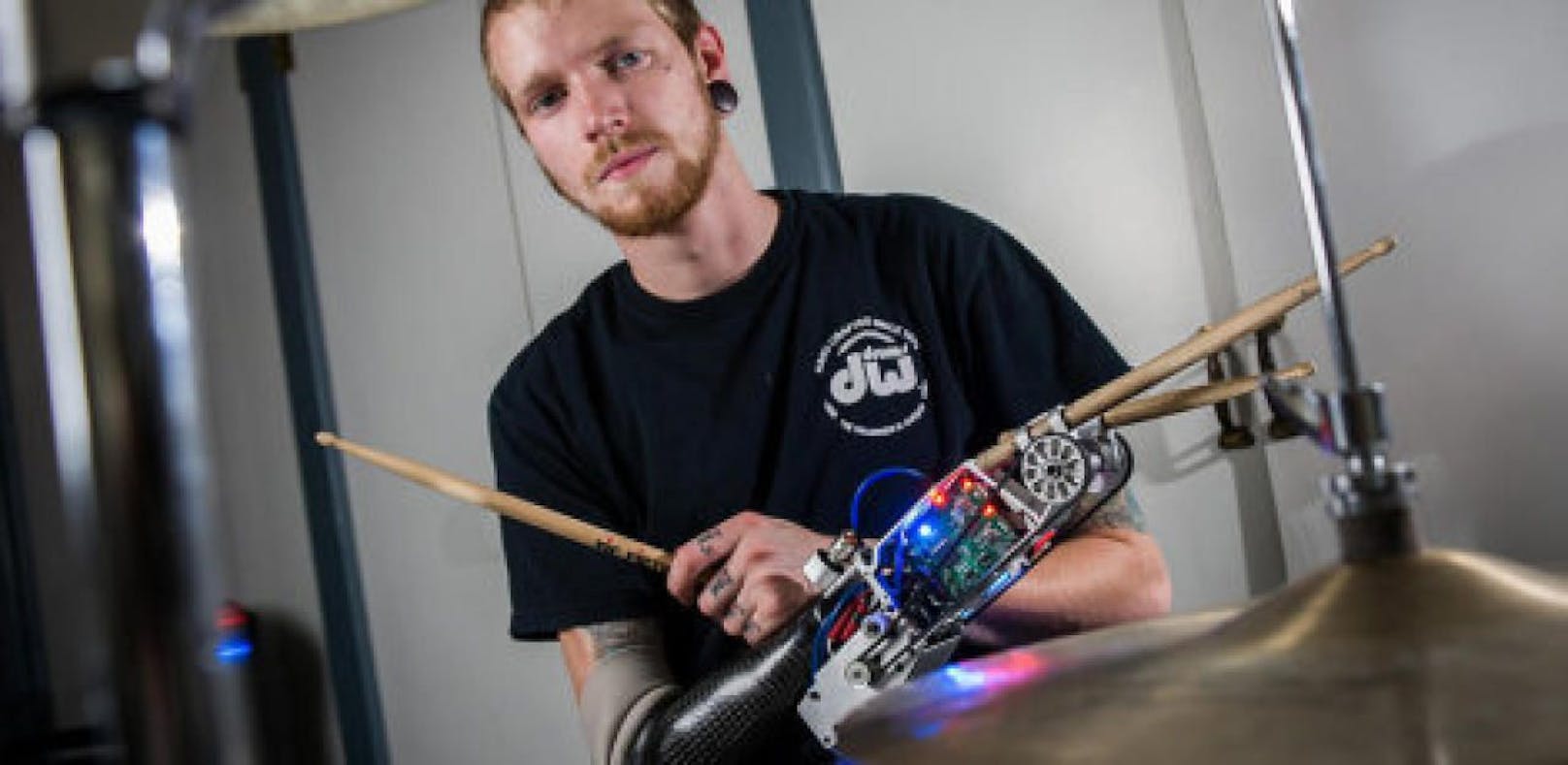 Cyborg-Drummer kann spielen wie kein anderer