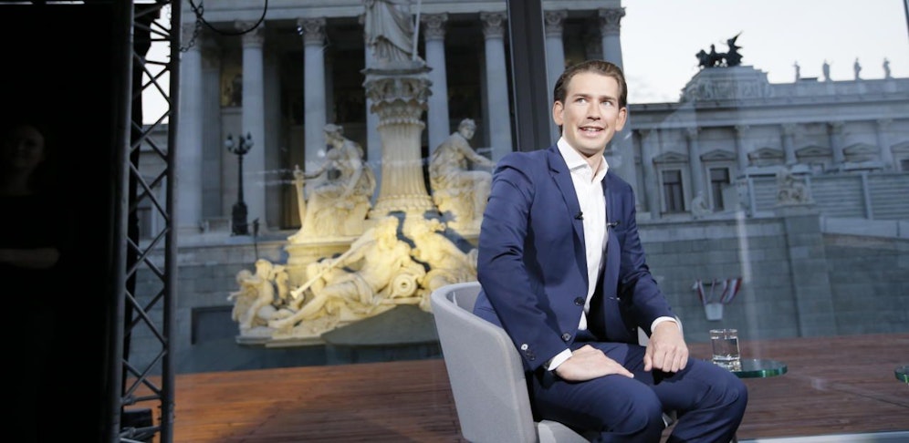 Der ÖVP-Chef im ORF-Sommergespräch mit Tarek Leitner