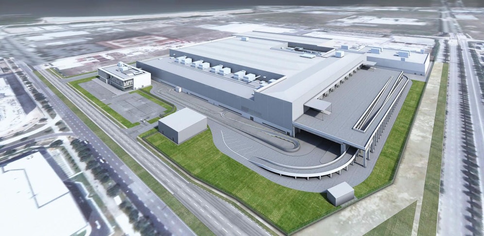 So wird die Fabrik in Singapur aussehen.