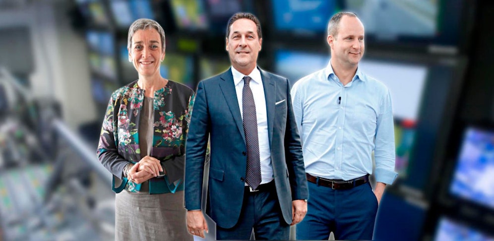 Puls 4-Duelle starten mit Strache-Doppel.