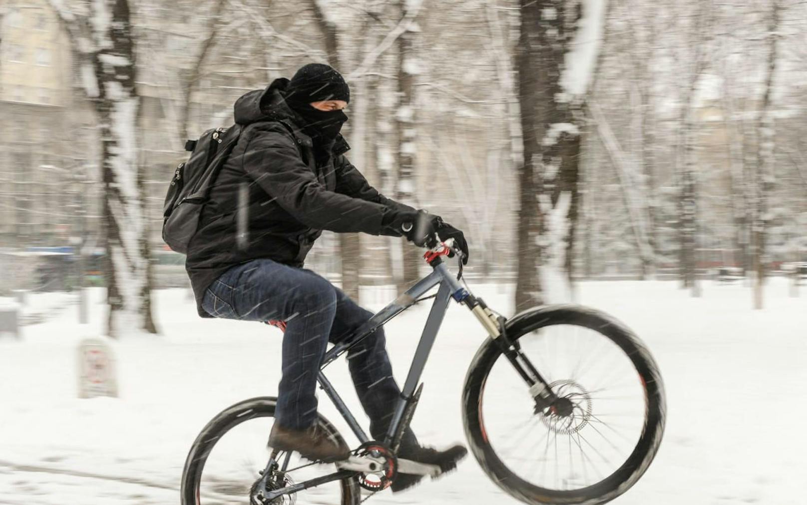 Immer mehr Wiener fahren auch im Winter mit dem Fahrrad. 