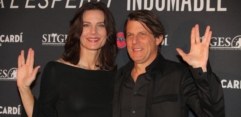 Terry Farrell und Adam Nimoy am 13. Oktober 2016 in Spanien
