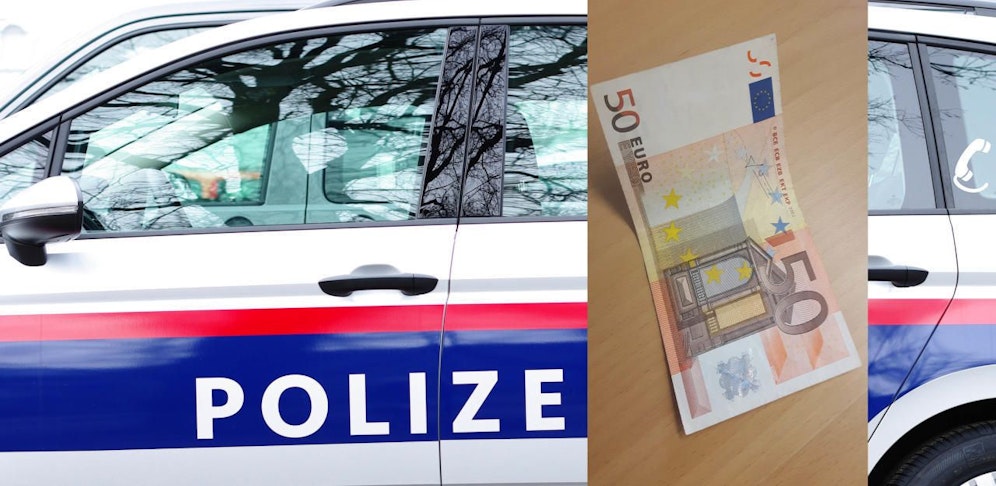 Mehrere falsche Fünfziger wurden von Polizei sichergestellt.