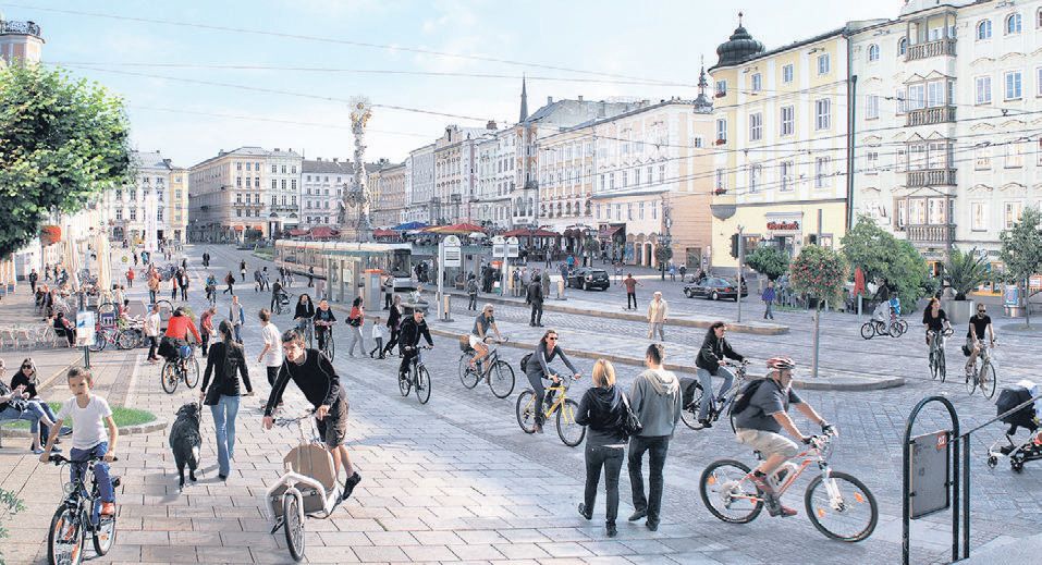 Der Linzer Hauptplatz soll weiterhin autofrei bleiben - Oberösterreich | heute.at