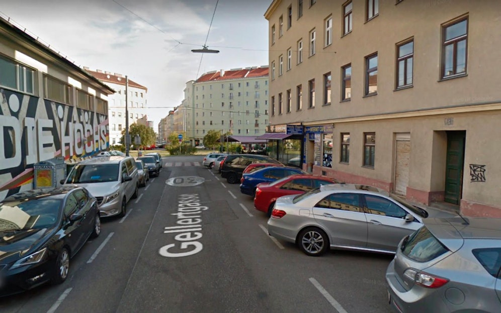 Die Gellertgasse in Wien-Favoriten.