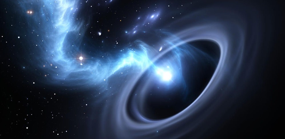 Schwarze Löcher lassen normalerweise nichts entkommen.