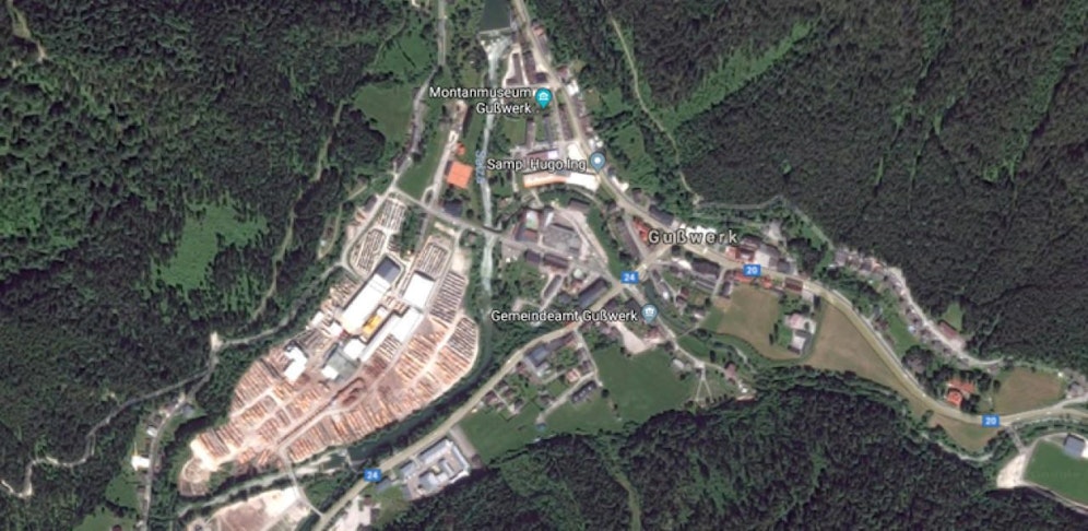 Der Unfall passierte in Gußwerk (Bezirk Bruck-Mürzzuschlag)