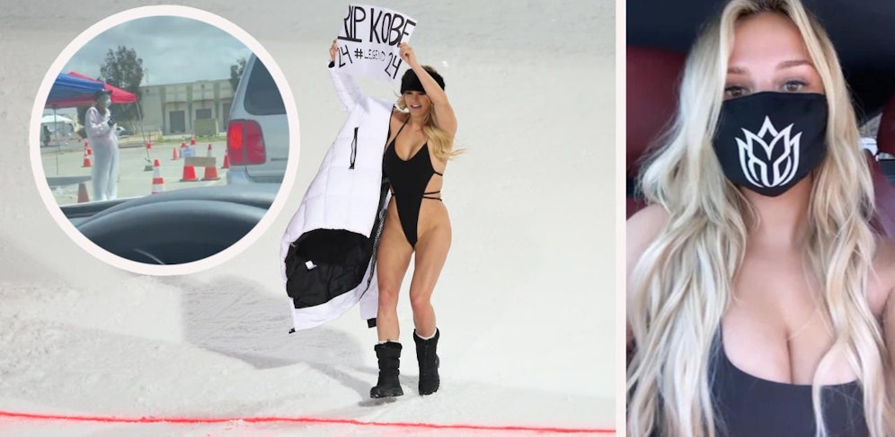 Kinsey Wolanski flitzte im Jänner in Schladming. Jetzt musste sie nach ihrem Bahamas-Urlaub in Kalifornien durch strenge Corona-Kontrollen.