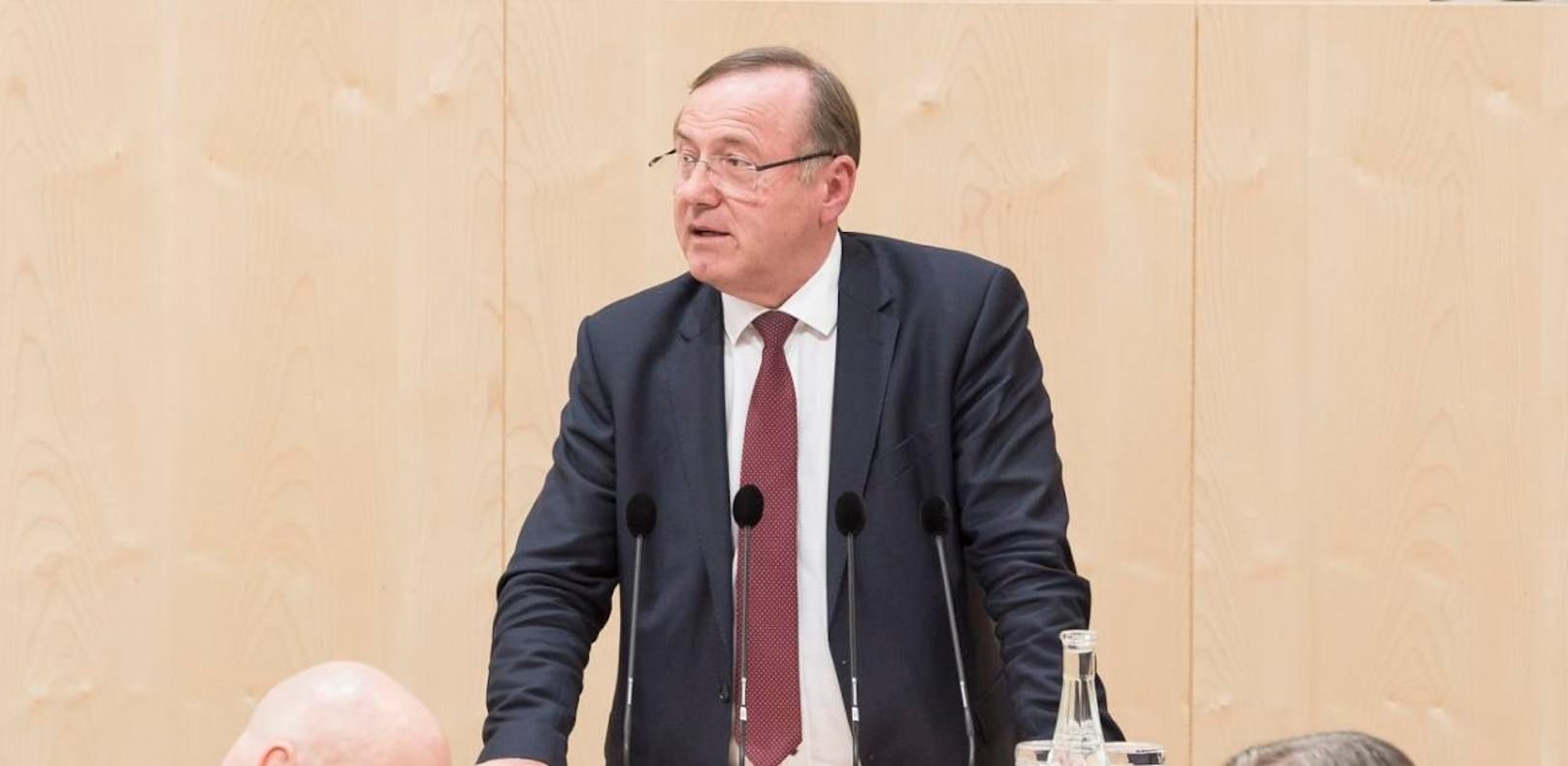 Am Rednerpult: Nationalratsabgeordneter Johann Singer (ÖVP). (Archivbild)