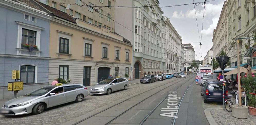 Die Polizei griff in der Albertgasse zu.