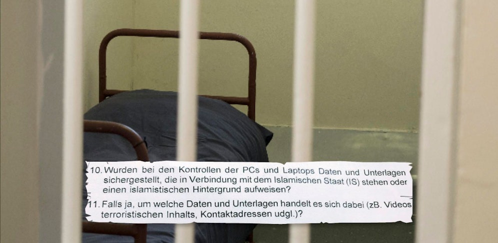 Nach Razzia in Gefängnissen: Enthauptungsvideo und Anfrage