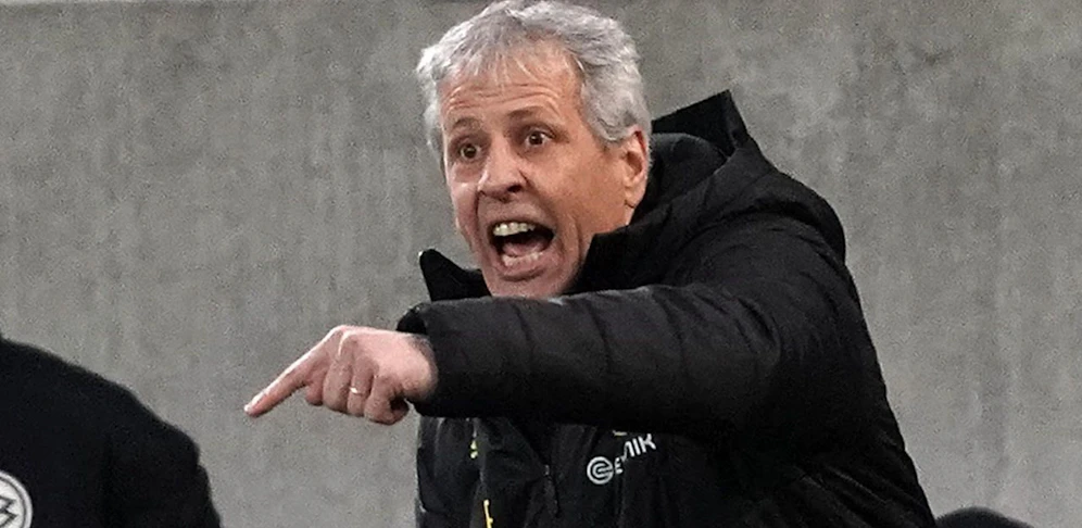 Lucien Favre schäumt vor Wut.
