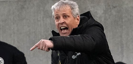 Lucien Favre schäumt vor Wut.