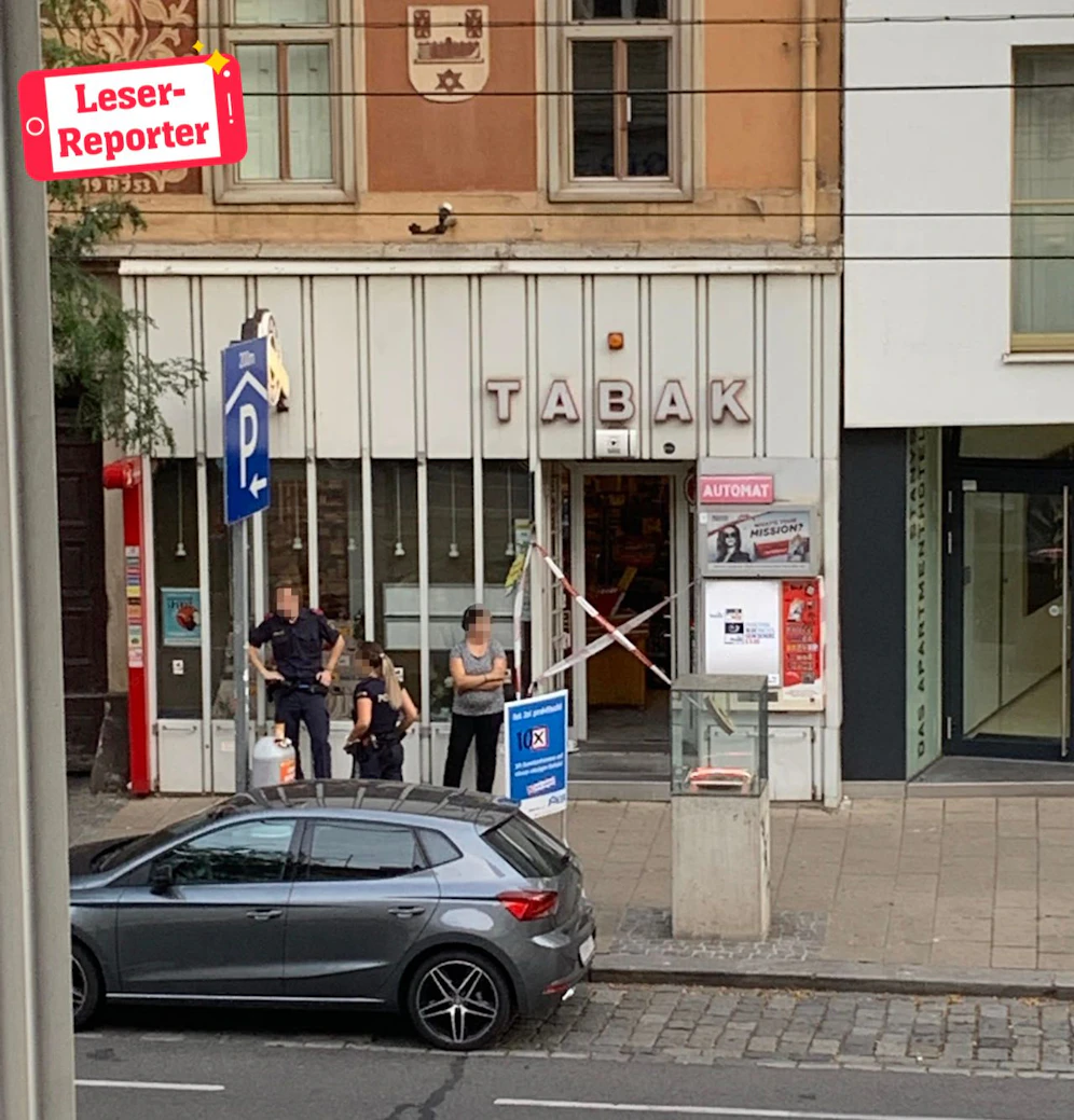 Leser Matthias: "Schon zum vierten Mal dieses Jahr wurde die Trafik überfallen - und das am helllichten Tag!"