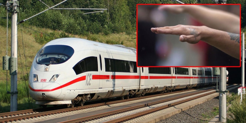Der Mann betätigte im Zug die Notbremse und schrie "Sieg Heil"