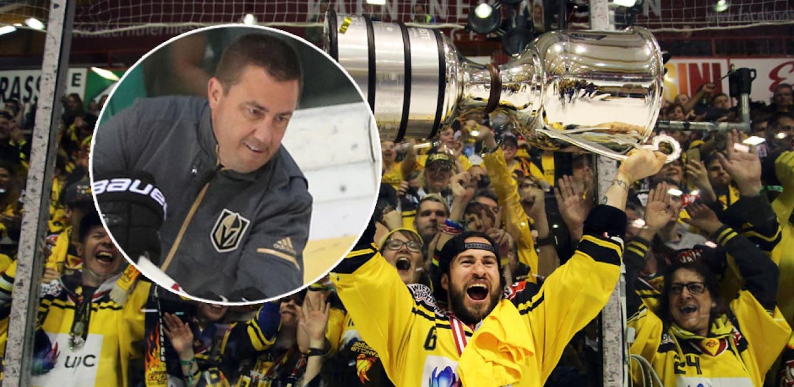 Misha Donskov ist Vegas-Sportchef. Das NHL-Team kooperiert mit den Vienna Capitals.