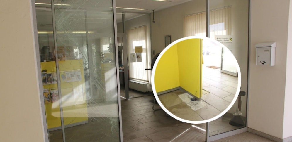 Mittlerweile wurde aufgeräumt, einige Schäden bleiben.